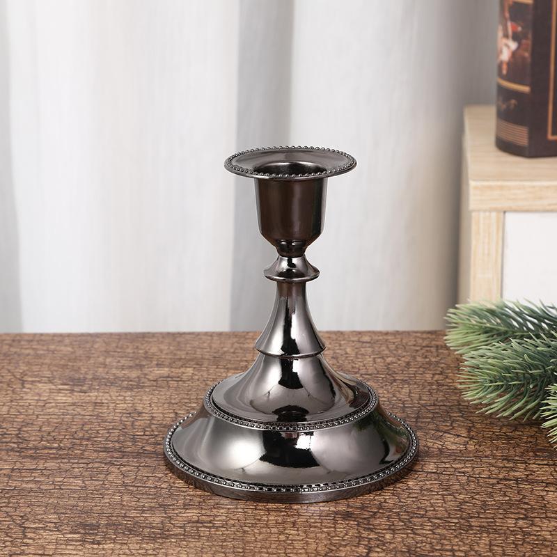Candle Holders Luxury Vintage Metal Candle Holder Candlestick Candle Holder for Weeding Party Dinning Decoration