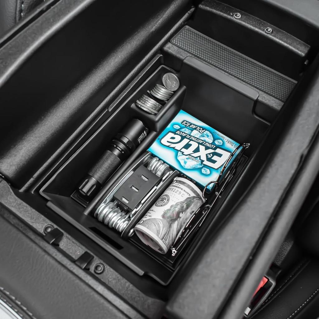 RUNROAD Center Console Organizer Tray Compatible With Mercedes Benz -2025 GLE Class W167 350 450 AMG 53 GLS X167 450 580 63 Accessories, Middle