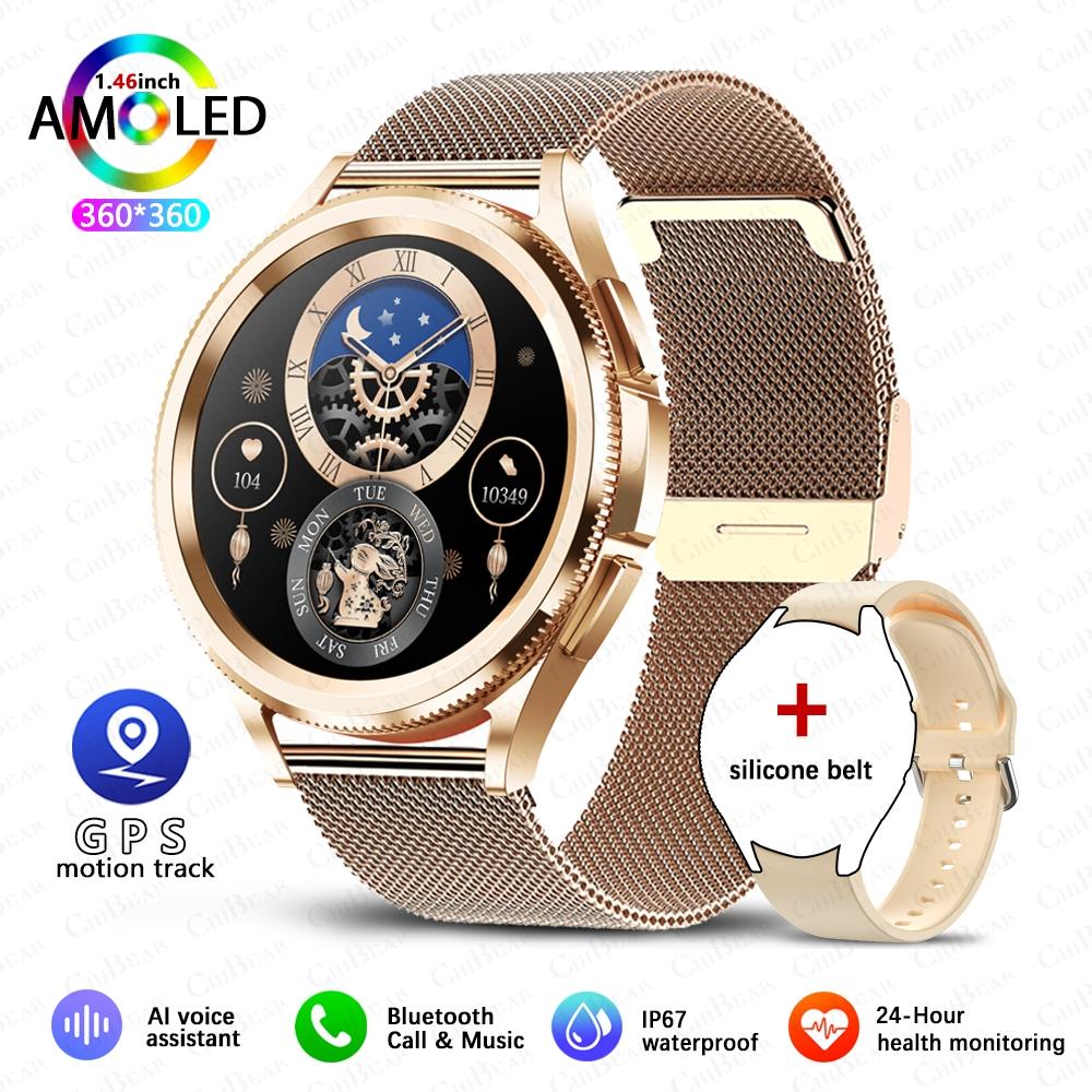 2025 Новые Смарт-часы Watch6 Classic Мужские GPS NFC Спорт Фитнес Женское здоровье Пульс Водонепроницаемые Bluetooth Звонки Умные часы