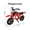 Детский электрический питбайк C6, 12'' 300 Вт бесщеточный двигатель, ЖК-дисплей с 3 скоростями, 16 км/ч, светодиодный контроллер, звук мотоцикла, запас хода 12 км, электрический мотоцикл для детей