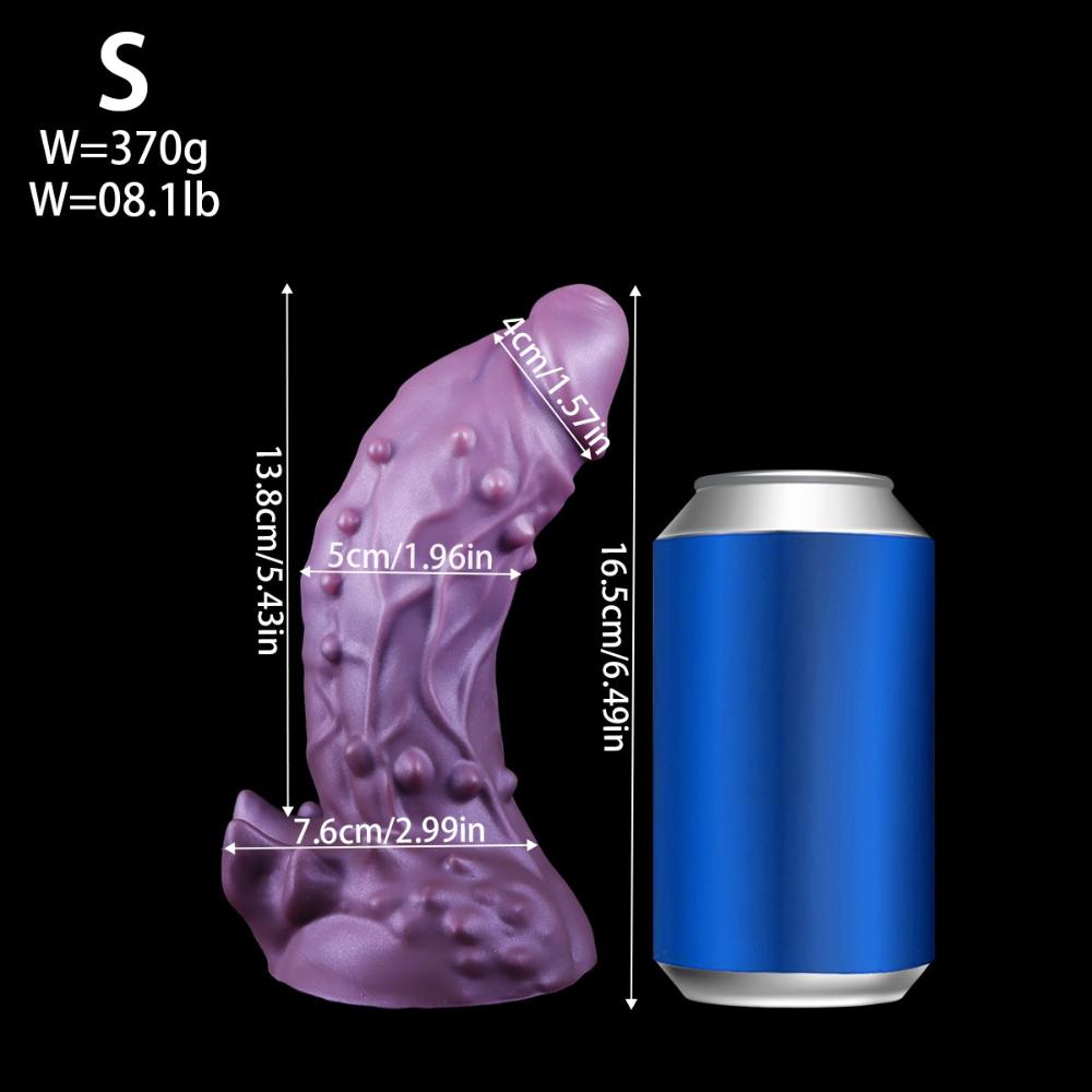 Реалистичный силиконовый дилдо с дизайном инопланетянина - Игрушка для взрослых из жидкого силикона для женщин, для удовольствия в паре, усилитель чувственной близости