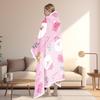 Christmas Festival Wearable Hooded Flannel Blanket Shawl