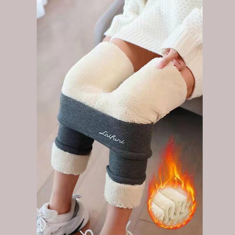 Женские зимние леггинсы из бархата и эластичного материала, теплые, плотные, с высокой талией, повседневные, облегающие, универсальные брюки для йоги