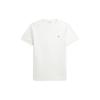 Polo SS23 однотонная футболка с вышитым логотипом и коротким рукавом, мужские топы, белые MNPOTSH1N821684-101
