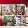 Anime Frieren Nach Dem Ende Der Reise Pillow Anime Pillow Sofa Bed Head Pillow Cover Cushion Cover 45x45 Cm Fashion