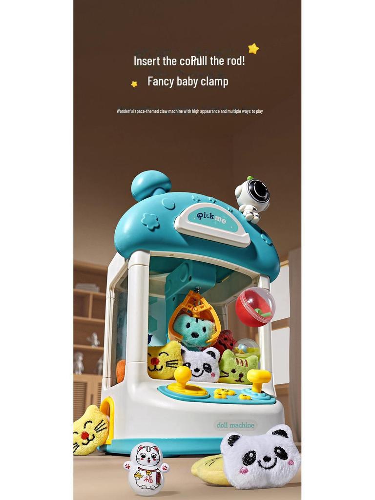 Mini Claw Machine Toy for Kids' Birthday – Perfect for 4-Year-Olds, Includes 3 Claw Grabs, Ideal Gift for Boys and Girls