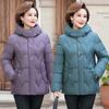 Women Winter Down Jacket Cotton Lining Fleece Hood Thick Parkas Warm Loose Long Coat Winter Overcoat Loose Fit