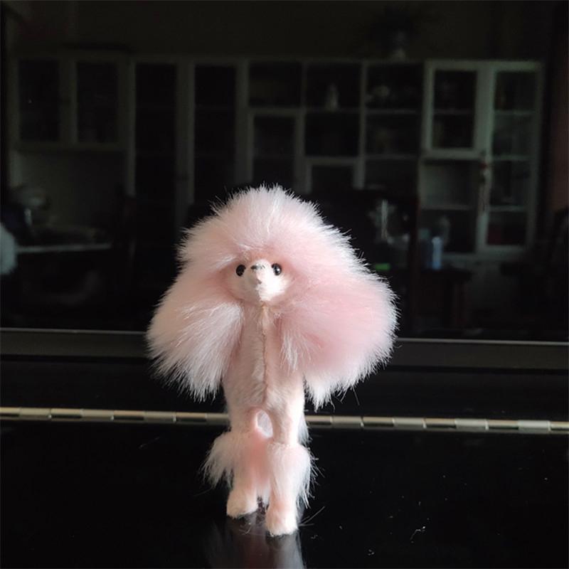 4 Inch Pink Poodle Figure Simulation Dog Plush Toys Gift Crafts  Home Decoration