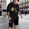 Summer BoB Marley Reggae T Shirt Sets Fashion Jogging Short Sleeve Harajuku Suit Men Tracksuit 3D Printed Breathable Clothes 6XL