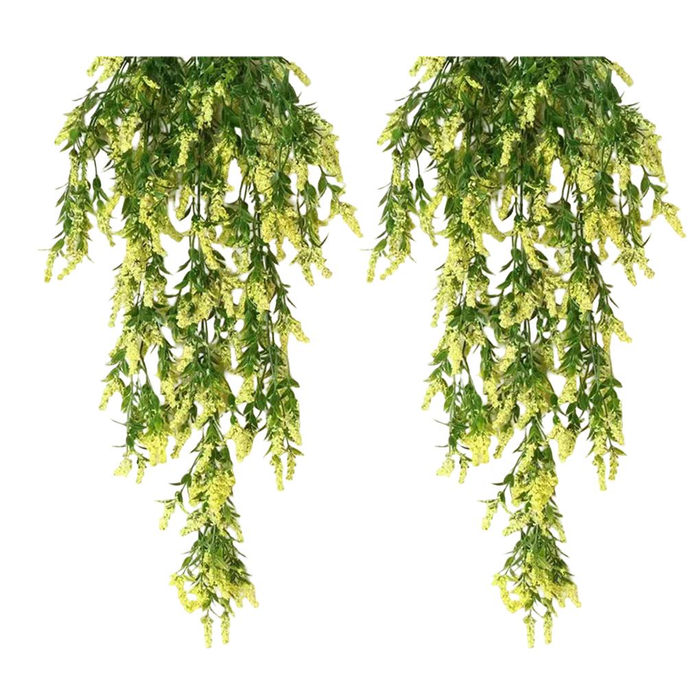 Artificial Flower Vine Faux Plants Wisteria Decoration