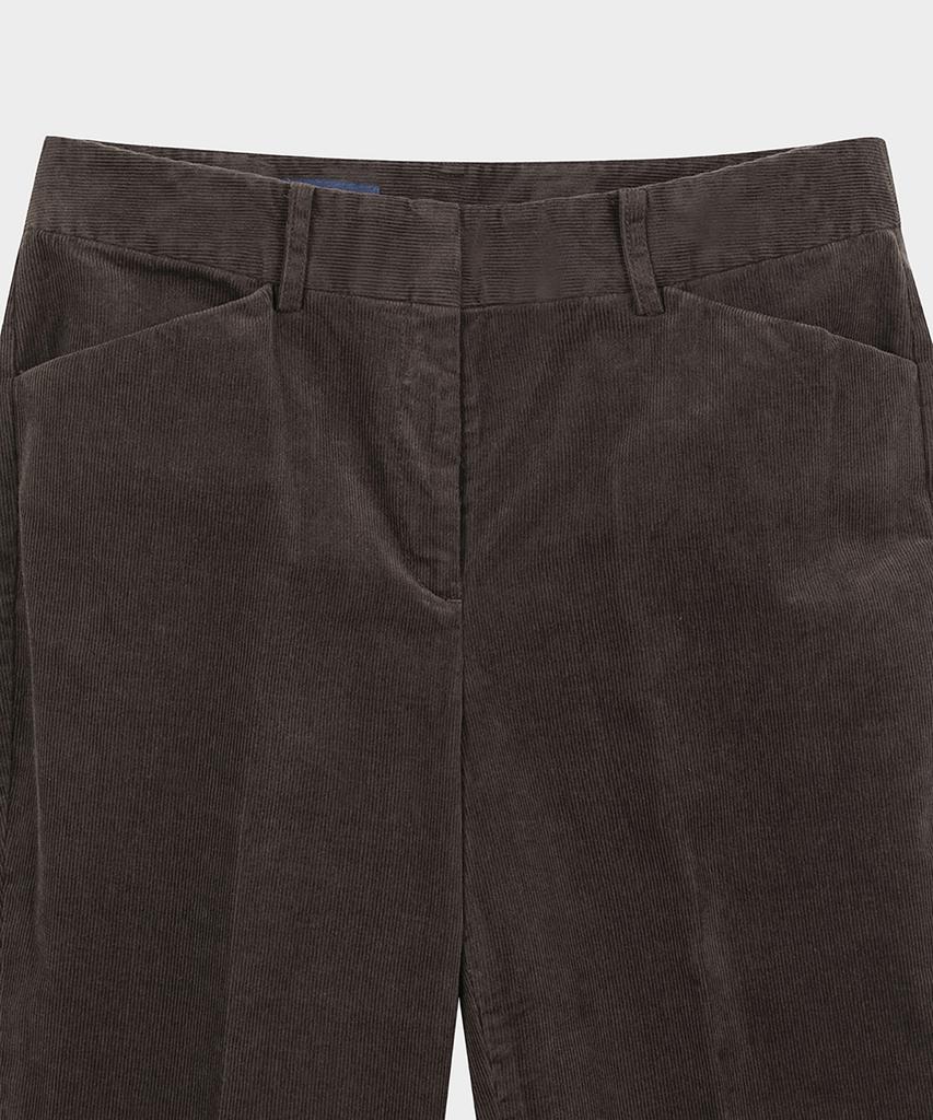 Брюки из вельвета приталенного кроя BROOKS BROTHERS (коричневый) (Bbpcwf59914Ef)