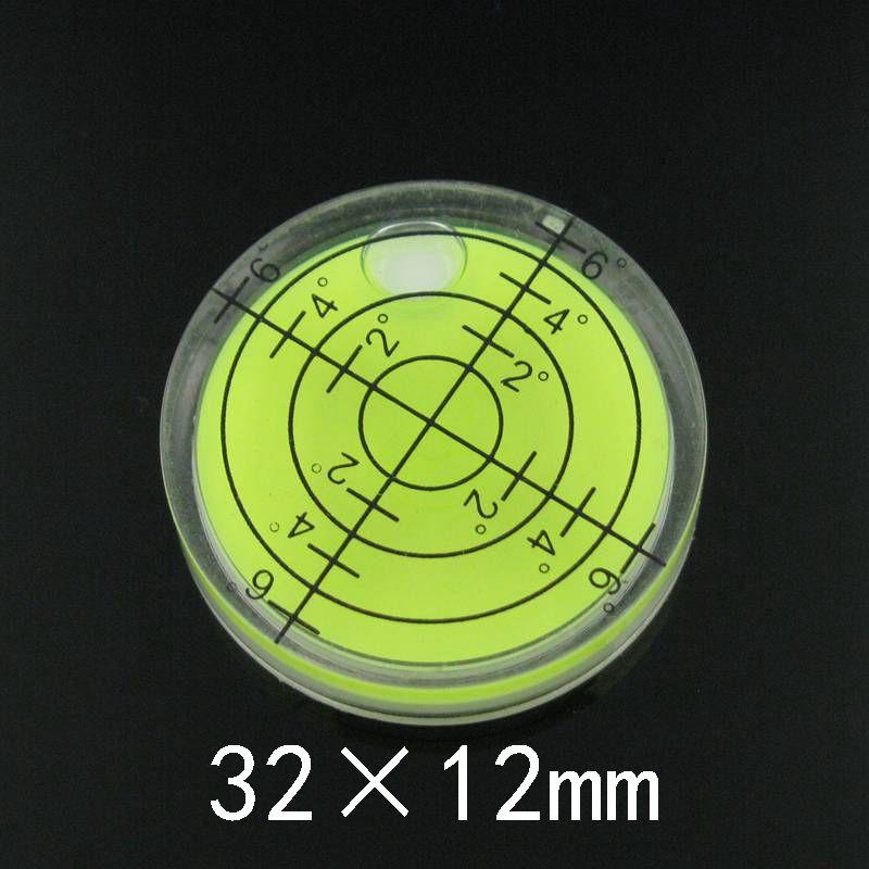 Новый ПММА Мишень Уровень измерительный инструмент Универсальный нивелир Спиртовой Круглый Пластиковый пузырек