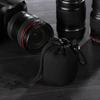 Неопреновая сумка для объектива Сумка для объектива камеры DSLR Водонепроницаемая противоударная поясная сумка Цилиндр держателя объектива с внутренней защитой от меха Сумка для хранения объектива камеры