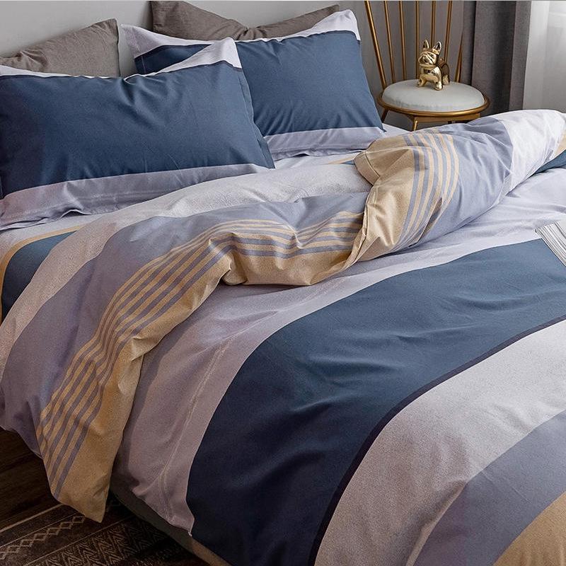 Four-piece Bedding Set Pure Cotton New Style Princess Style Dormitory Single Three-piece Bedding Set