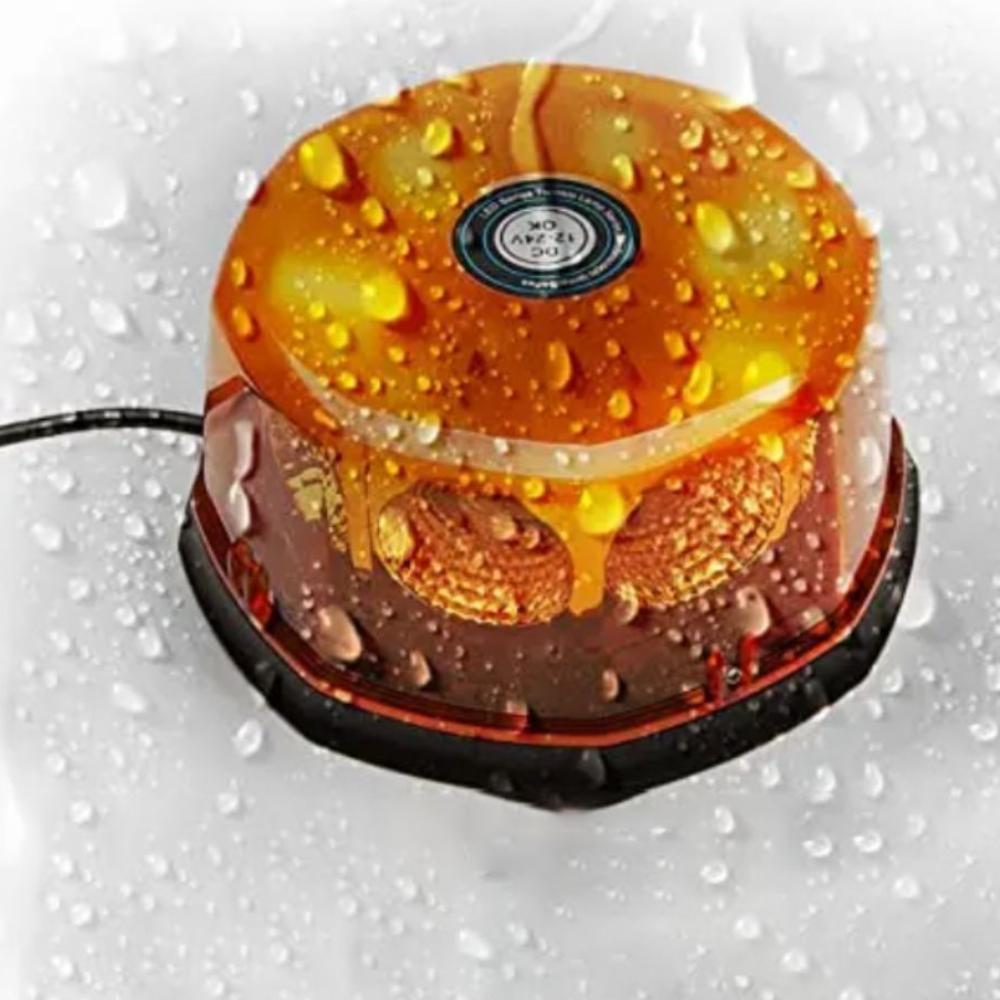 Multi-Mode Flash Magnetic Strobe Light Kit Dual Head Warning Flasher Emergency Rescue