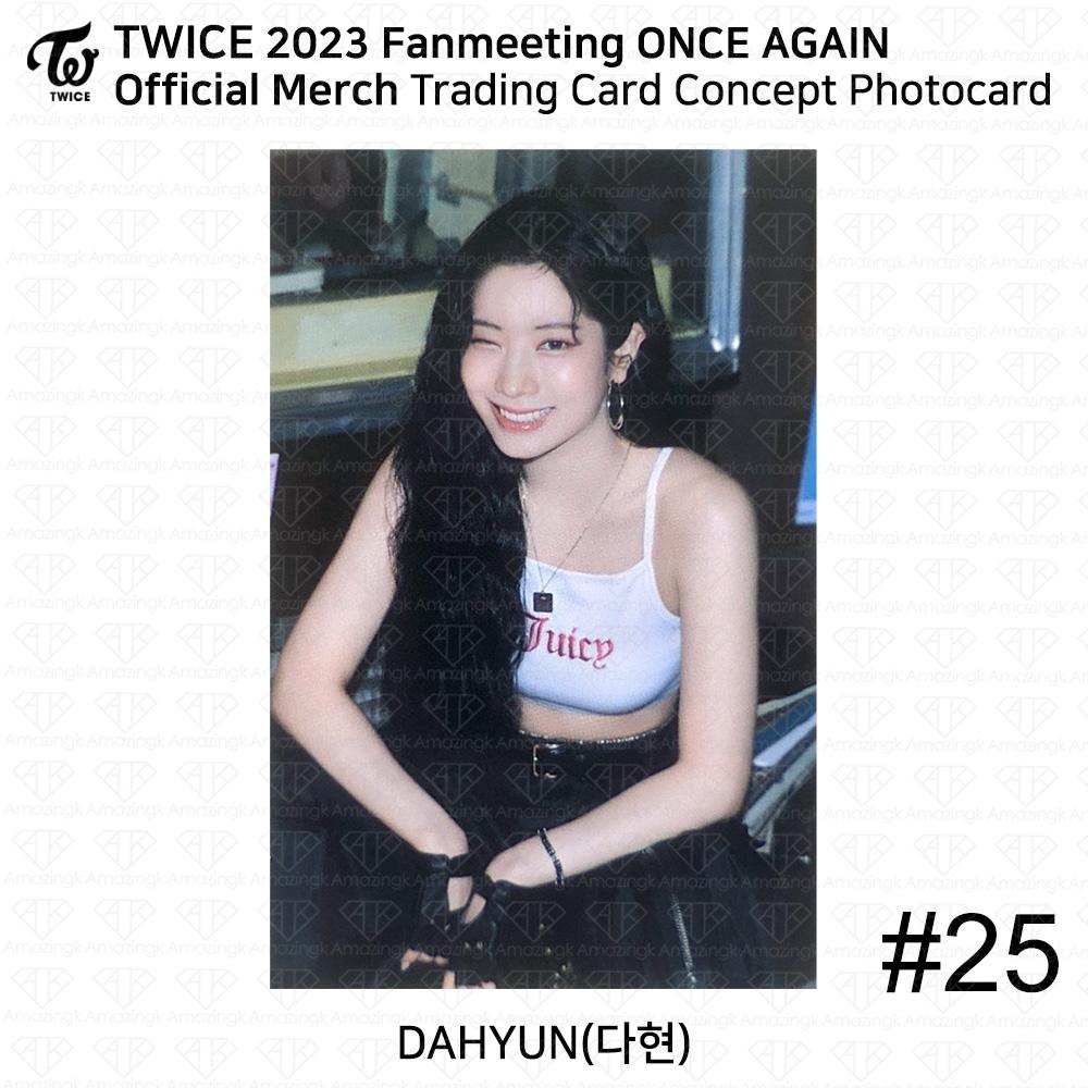 Twice Фан-встреча «ONCE AGAIN» в честь 8-й годовщины. Всплывающая карточка с коллекционной карточкой MD.