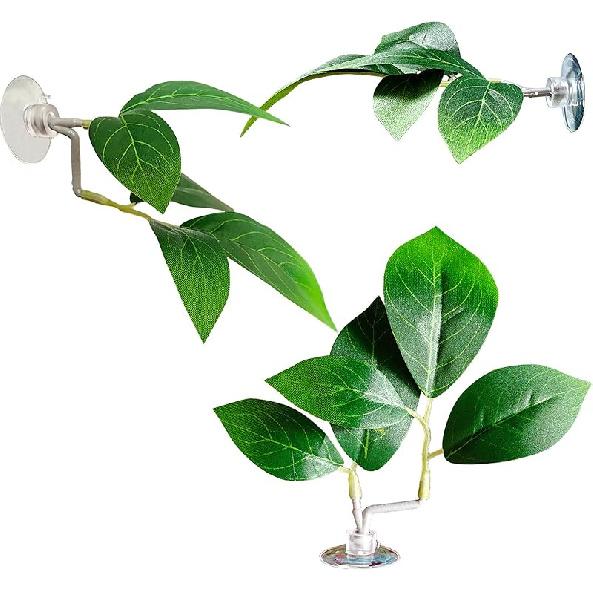 Fish Leaf Pad Fish Tank Accessories Aquarium Décor Simulating 3 pcs Adjustable Plastic Plants Betta Natural Habitat Playing Spawn Breed Rest Bed