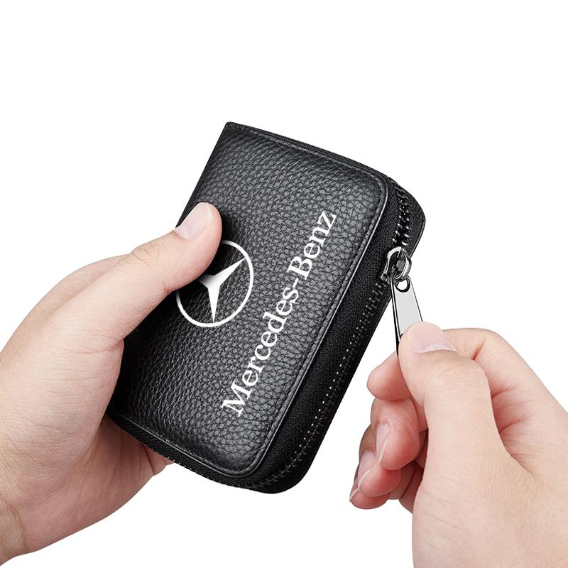 Кошелек для водительского удостоверения, ID-карты, паспорта из натуральной кожи для Mercedes Benz GLA C E S G Class CLA GLK W211 W212 W213, автомобильные аксессуары