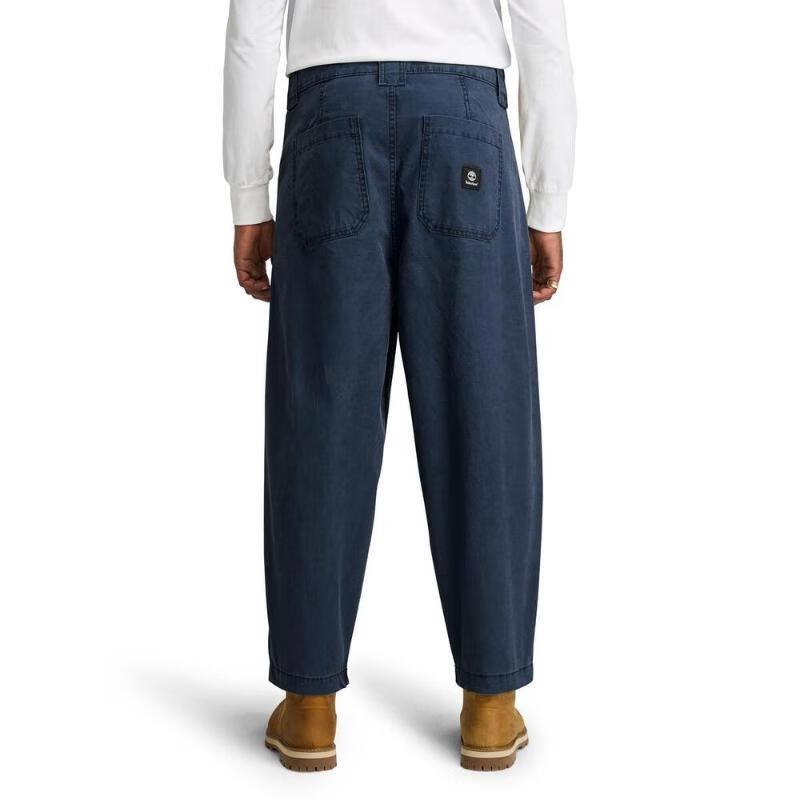 Timberland Garment Dye Oxford Fatigue Pant Casual Pants Men's Dark Blue A6UQT-433