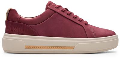 Кроссовки Clarks Womens Hollyhock Walk бордового цвета