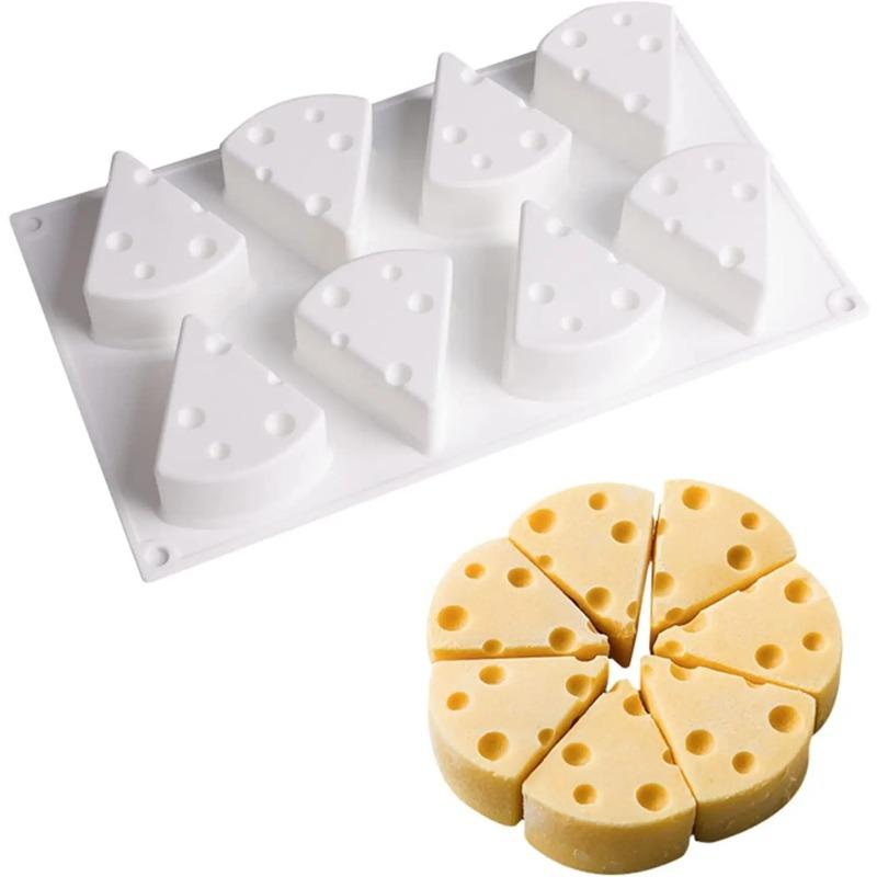 3D Mousse Cake Baking Mold Heart Cheesecake Dessert Diamond Monoporcji Silicone Mould Candle Soap Making Supplies Pastry Tools