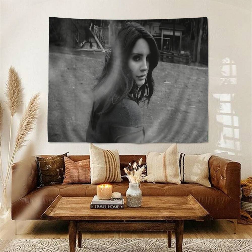 LLana Del Rey Music Character Album Hanging Bohemian Tapestry Bohemian Wall Tapestries Mandala Cheap Hippie Wall Hanging