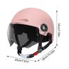 Electric Motorcycle Helmet Motor Car Scooter Bike Men Woman Open Face Half Helmet Anti-UV Safety Hat Bicycle Cap with Goggles
