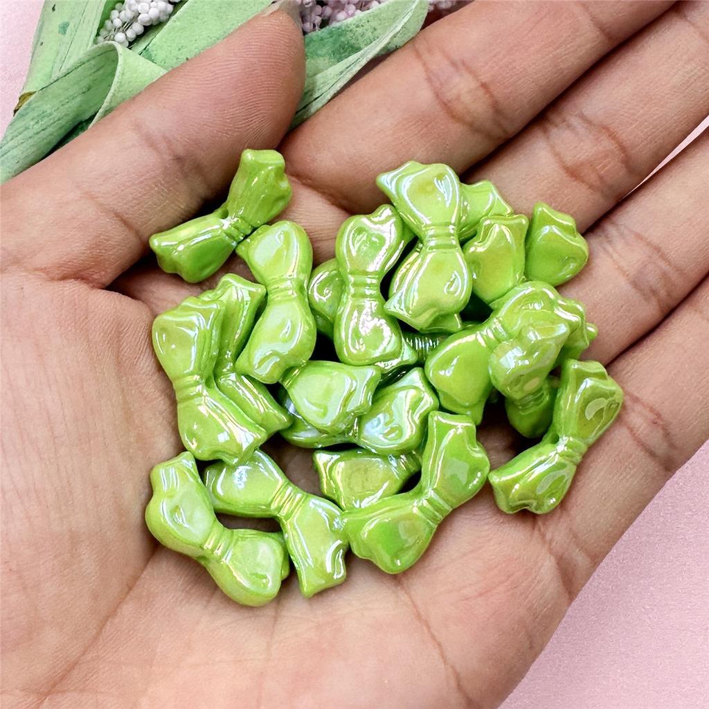 20 шт. 11,1*21,8 мм 9 цветов модные акриловые банты свободные бусины для браслетов ожерелья изготовление ювелирных изделий