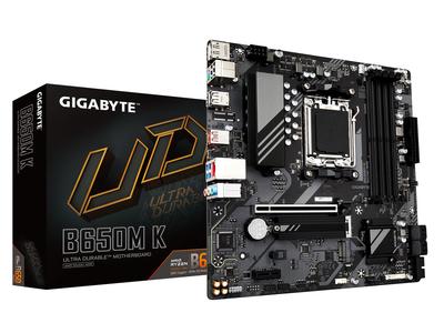 Материнская плата GIGABYTE B650M K AMD AM5 совместимая с сокетом MB6240 Micro-ATX