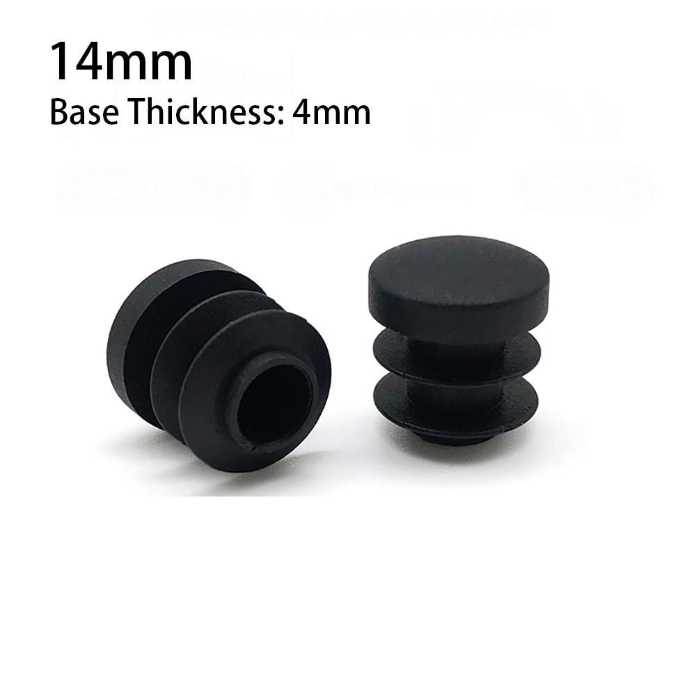 10 шт., стальная труба, мебельная заглушка для ног, протекторы для пола, заглушки, круглая трубка, пылезащитный чехол