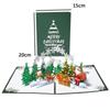 Xmas Tree Santa Kid Party Gift Invitations Marry Festival Decoration Christmas Card Greeting Cards
