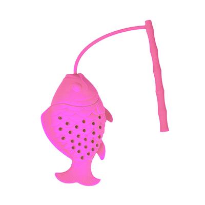 Творческий рыбный силиконовый заварочный фильтр для чайных листьев, фильтр, диффузор, кухонный инструмент