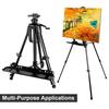 Painting Triangle Easel Hand-cranked Model Adjustable Height Adjustable Lifting Rod Easel Art Display Stand