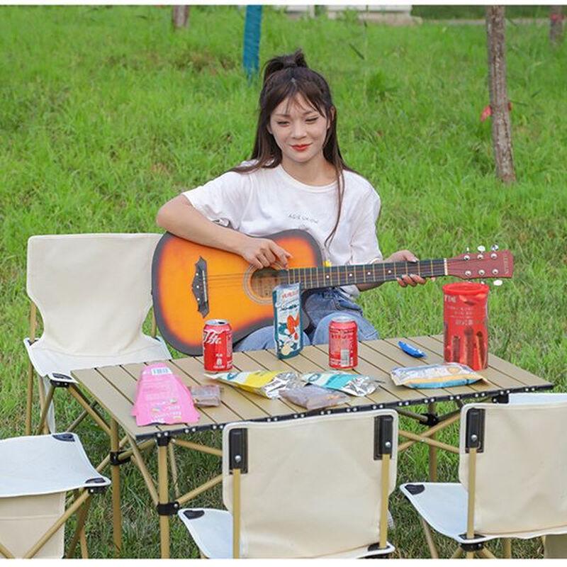 OEING Outdoor Folding Camping Table & Chair Set