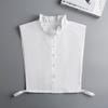 Women Fake Collar Half Shirt Ladies Shirt Fake False Collar For Women Black Woman Detachable Collar Lace Lapel Faux Col Tie