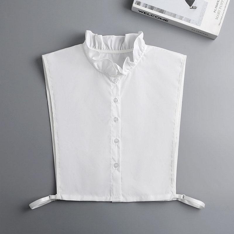Women Fake Collar Half Shirt Ladies Shirt Fake False Collar For Women Black Woman Detachable Collar Lace Lapel Faux Col Tie