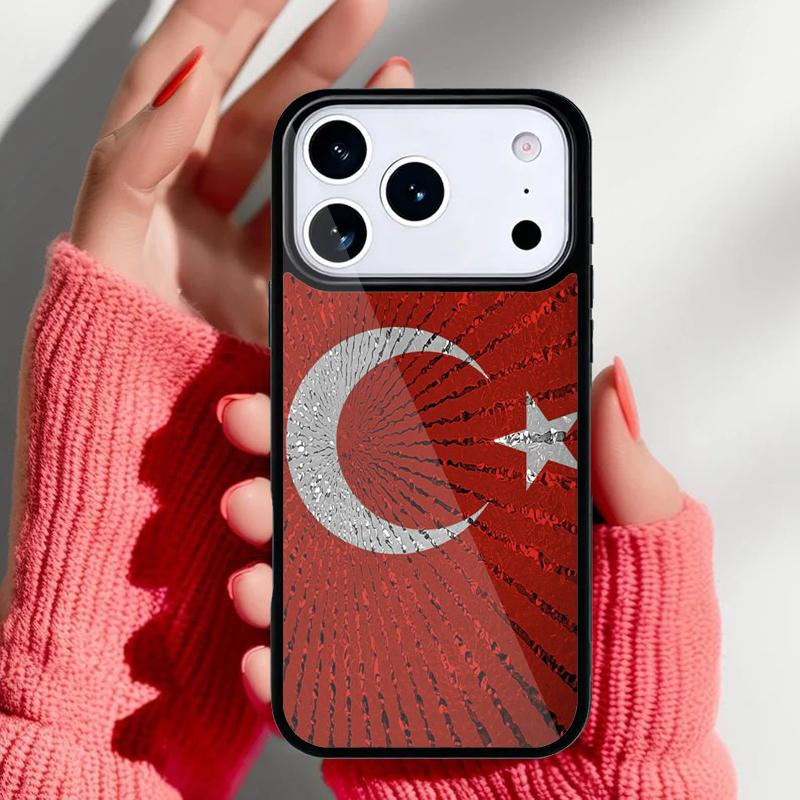 Турция Турецкий Флаг мягкий Чехол для Телефона для iPhone 17 Air 16e 15 14 13 Pro Max Задняя Крышка для 12 11 Pro Coque