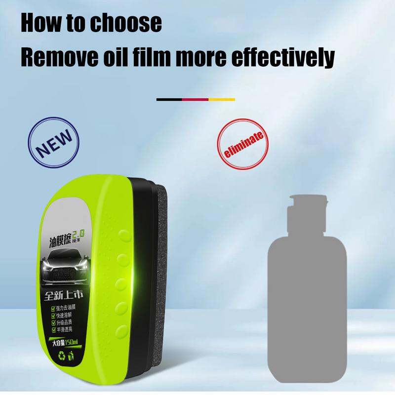 Средство для удаления масляной пленки для автомобильного стекла 150 мл Средство для удаления масляной пленки с автомобильного стекла 150 мл Щетка для очистки масляной пленки Инструмент для очистки лобового стекла Стекло