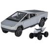 Infinium 1:32 Die-cast Cyber Truck Alloy Pull-back Model Car, B Silver