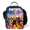 Милый утепленный ланч-тоут Fortnite, Мужской и женский, для детей 5-8 лет, Портативная сумка для хранения еды с принтом для начальной школы