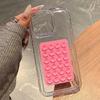 3D Чехол для телефона с присоской и подушкой безопасности Для iPhone 17 16 15 14 13 12 11 Pro Max XR X XS 7 8 Plus SE Прозрачный Ударопрочный Бампер