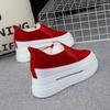 Fashion 2025 Spring 8cm Inner Heightening Women's Shoes Autumn New Fashion Lazy Shoes Slip-on Muffin Thick-soled Loafers Casual Shoes