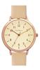 [Подписаться] Часы Tea Spoon Матовый цветной циферблат Потозащитный ремень H01020S-1 BE Женский бежевый