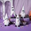 Halloween Faceless Doll Pendant Cute Grimace Doll Ornament Purple Dot Set + White Grimace Set