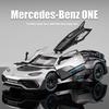 1:24 Mercedes Benz AMG ONE Alloy Sports Car Diecast Metal Model Simulation Sound & Light Toy Decorative Trendy Ornament For Boys