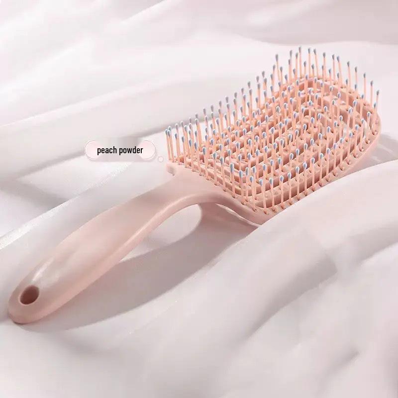 Круглая расческа для волос высокой ценности для девочек - Пушистый массаж, Изогнутый дизайн