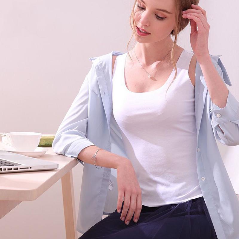 Ladies Seamless Ice Silk Thin Vest Base Single Wear All-match Large Size Outer Wear Sling
