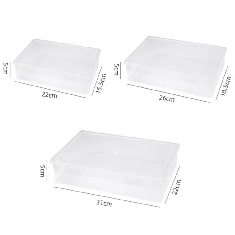 1Pcs Plastic A4 A5 File Organizer Multifunctional File Box  for Data Certificate Stationery Jewelry