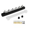 6 Post Power Distribution Terminal Block with Dust Cover M6 Studs DC12V To 48V 150A for Cars Boats RVs