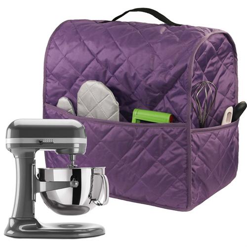 Чехол для миксера-стенда KitchenAid с наклонной головкой 4,5-5 кварт, пылезащитный чехол для кухонного комбайна с карманом для бытовых гаджетов и аксессуаров